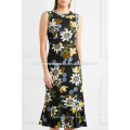 Floral-Print Multi Color Sleeveless Midi Summer Daily Dress Manufacture Wholesale Fashion Women Apparel (TA0005D)